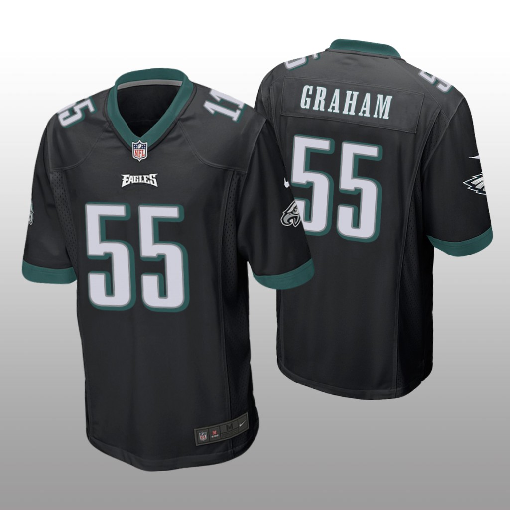 Philadelphia Eagles #55 Black Men's Brandon Graham Game Jersey
