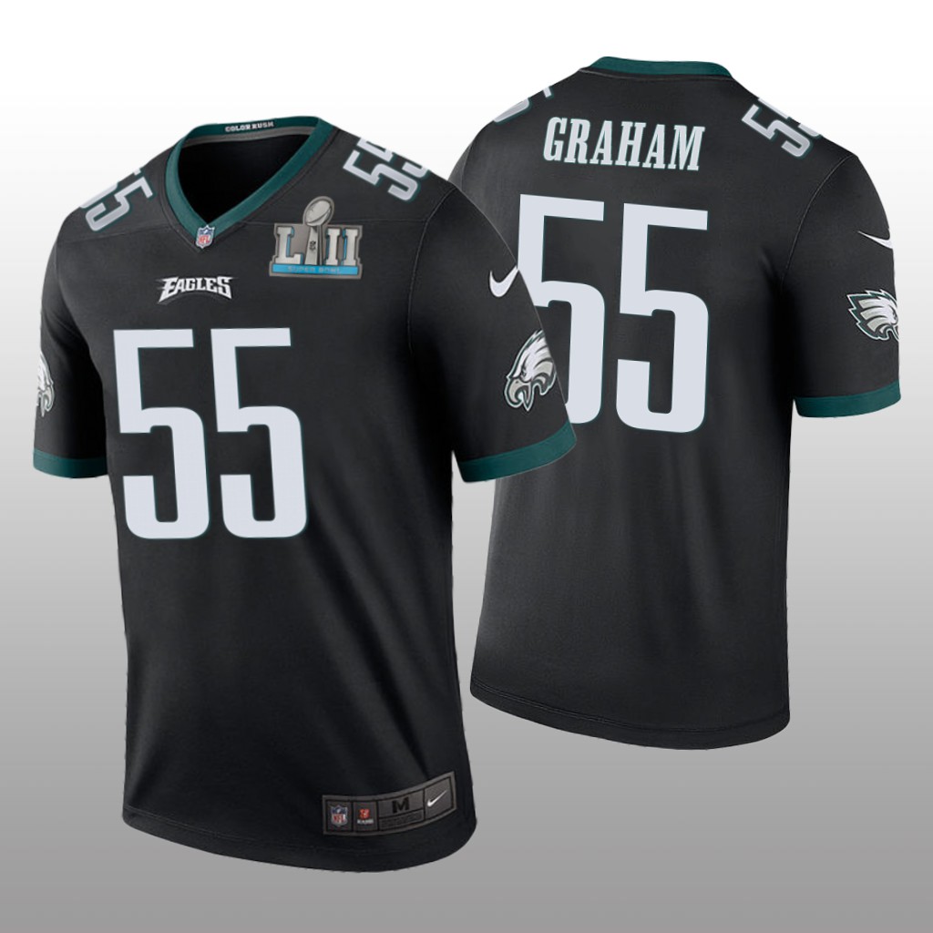 Philadelphia Eagles #55 Brandon Graham Black legend color rush Jersey - Men