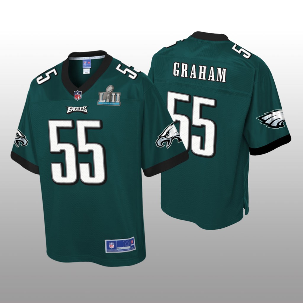 Philadelphia Eagles #55 Green Brandon Graham Pro Line Jersey - Youth