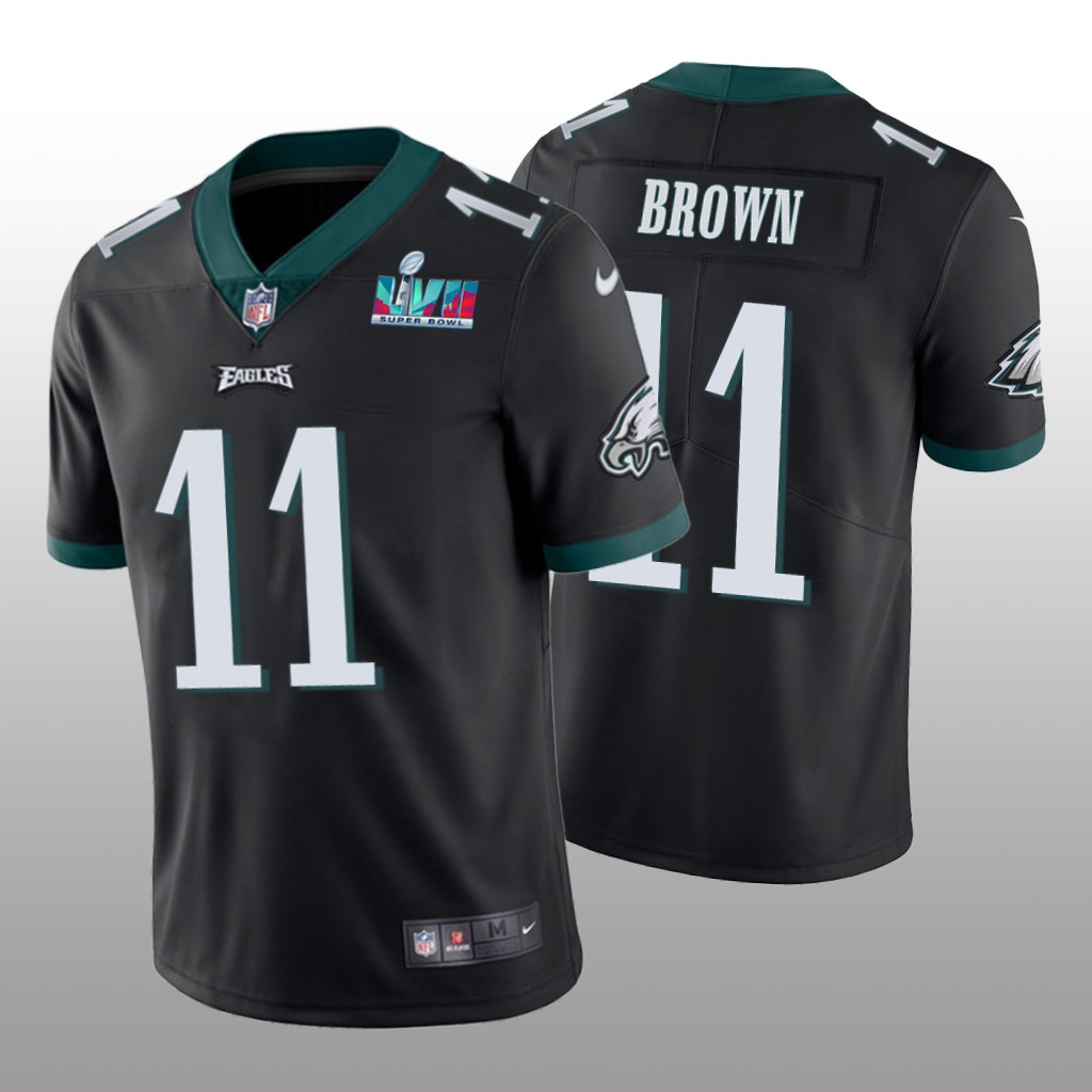Philadelphia Eagles A.J. Brown Black Vapor Limited Jersey Super Bowl LVII - Men's