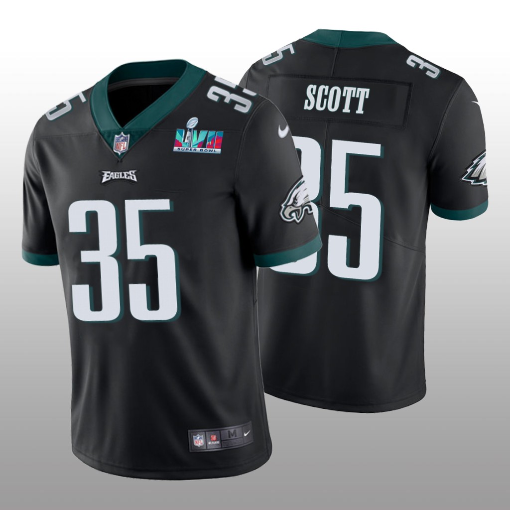 Philadelphia Eagles Boston Scott Black Vapor Limited Jersey Super Bowl LVII - Men's