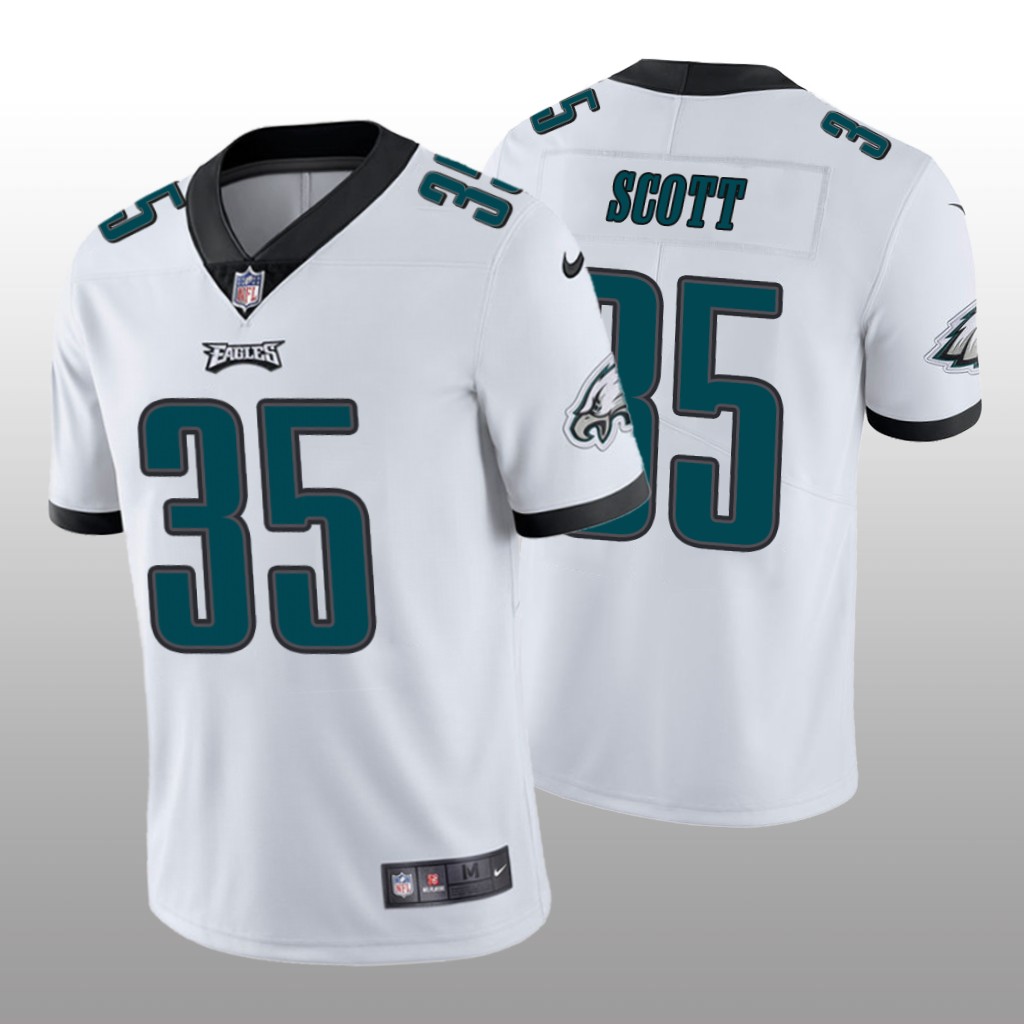 Philadelphia Eagles Boston Scott White Jersey Vapor Limited - Men's