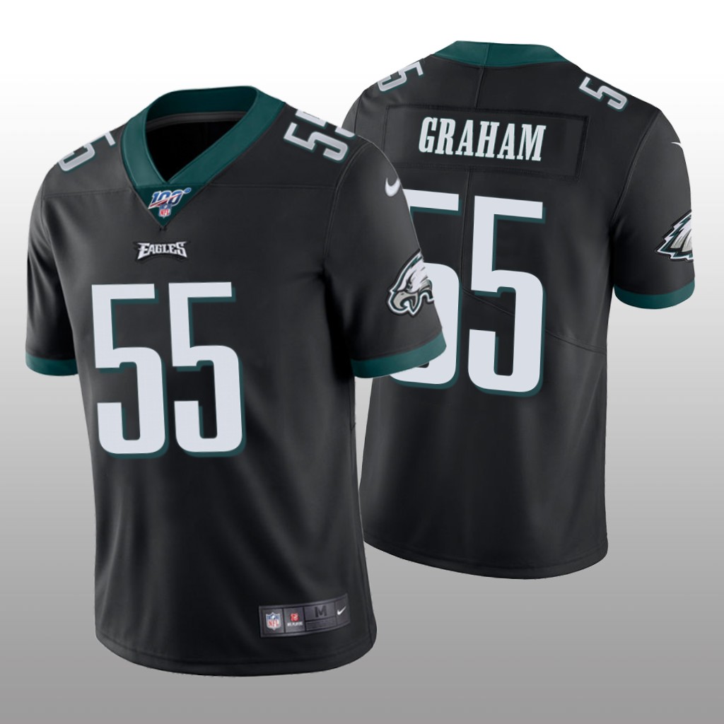 Philadelphia Eagles Brandon Graham Black Limited Jersey 100th Season - Men's