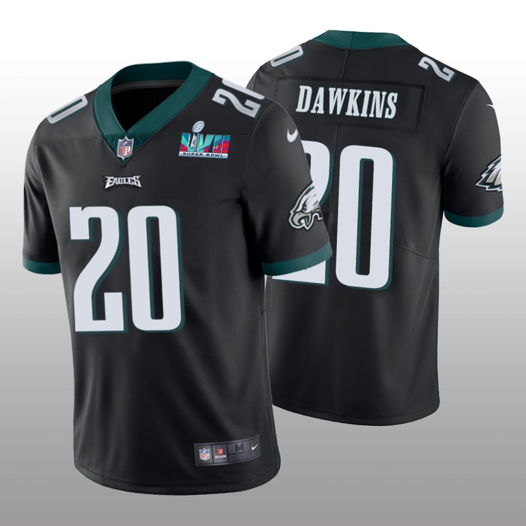 Philadelphia Eagles Brian Dawkins Black Vapor Limited Jersey Super Bowl LVII - Men's