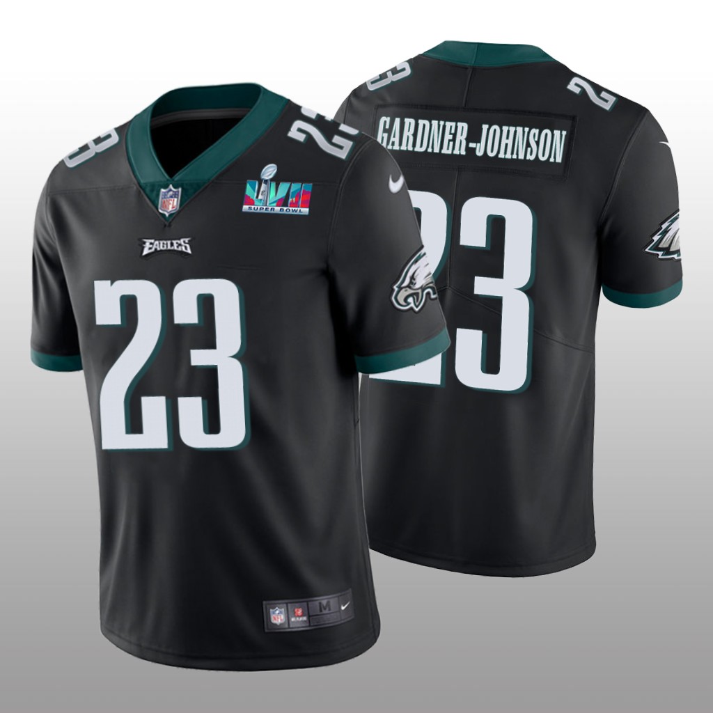 Philadelphia Eagles C.J. Gardner-Johnson Black Vapor Limited Jersey Super Bowl LVII - Men's