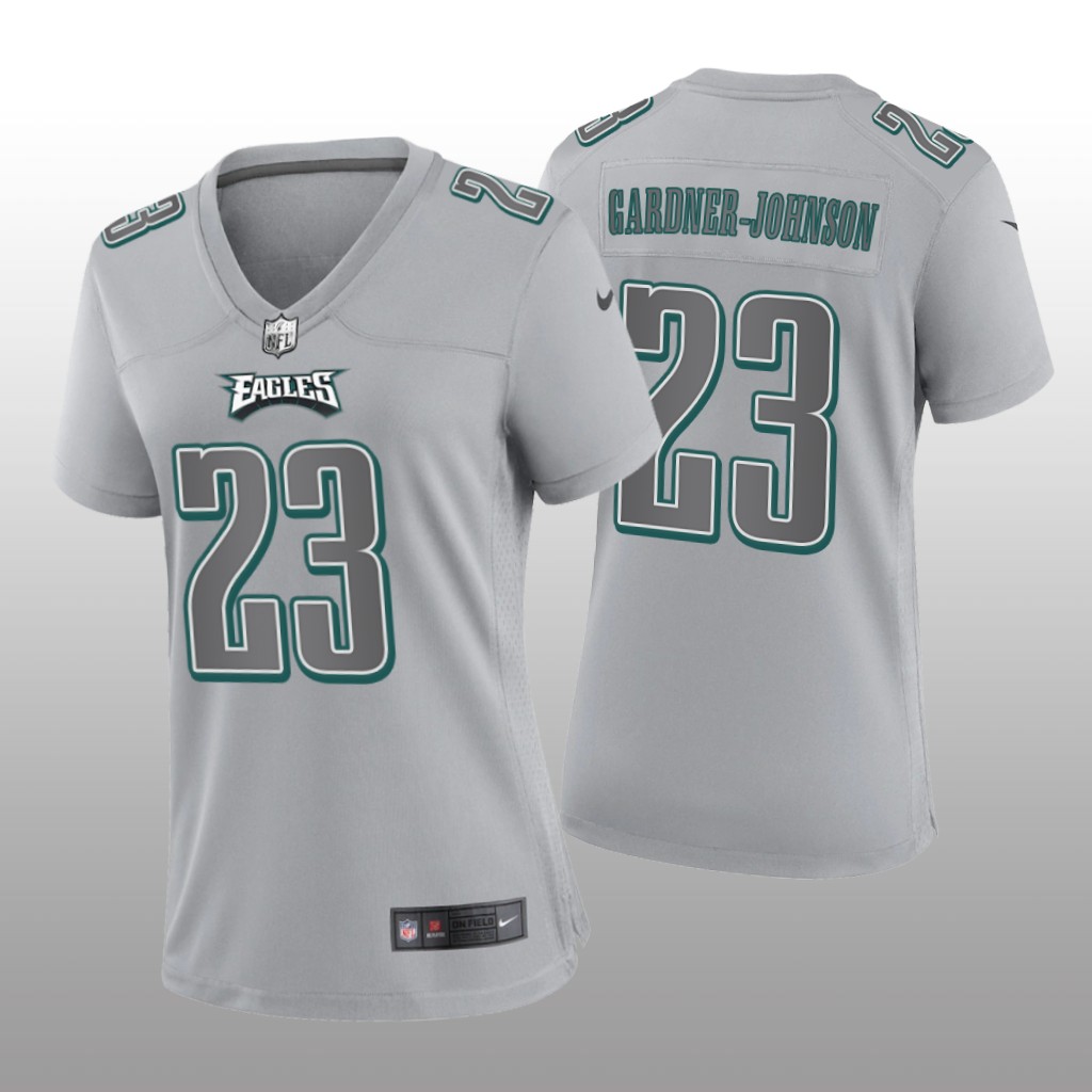 Philadelphia Eagles C.J. Gardner-Johnson Gray Jersey Atmosphere Fashion Game - Women's