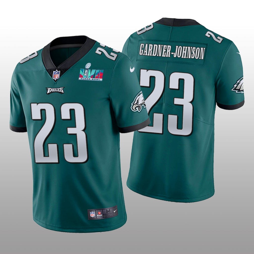 Philadelphia Eagles C.J. Gardner-Johnson Green Vapor Limited Jersey Super Bowl LVII - Men's