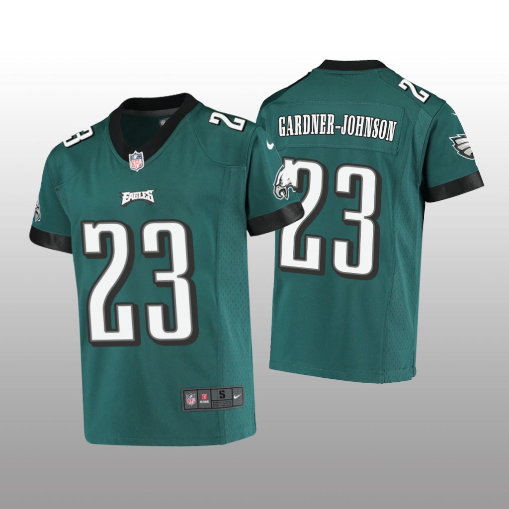 Philadelphia Eagles C.J. Gardner-Johnson Midnight Green Jersey Game - Youth