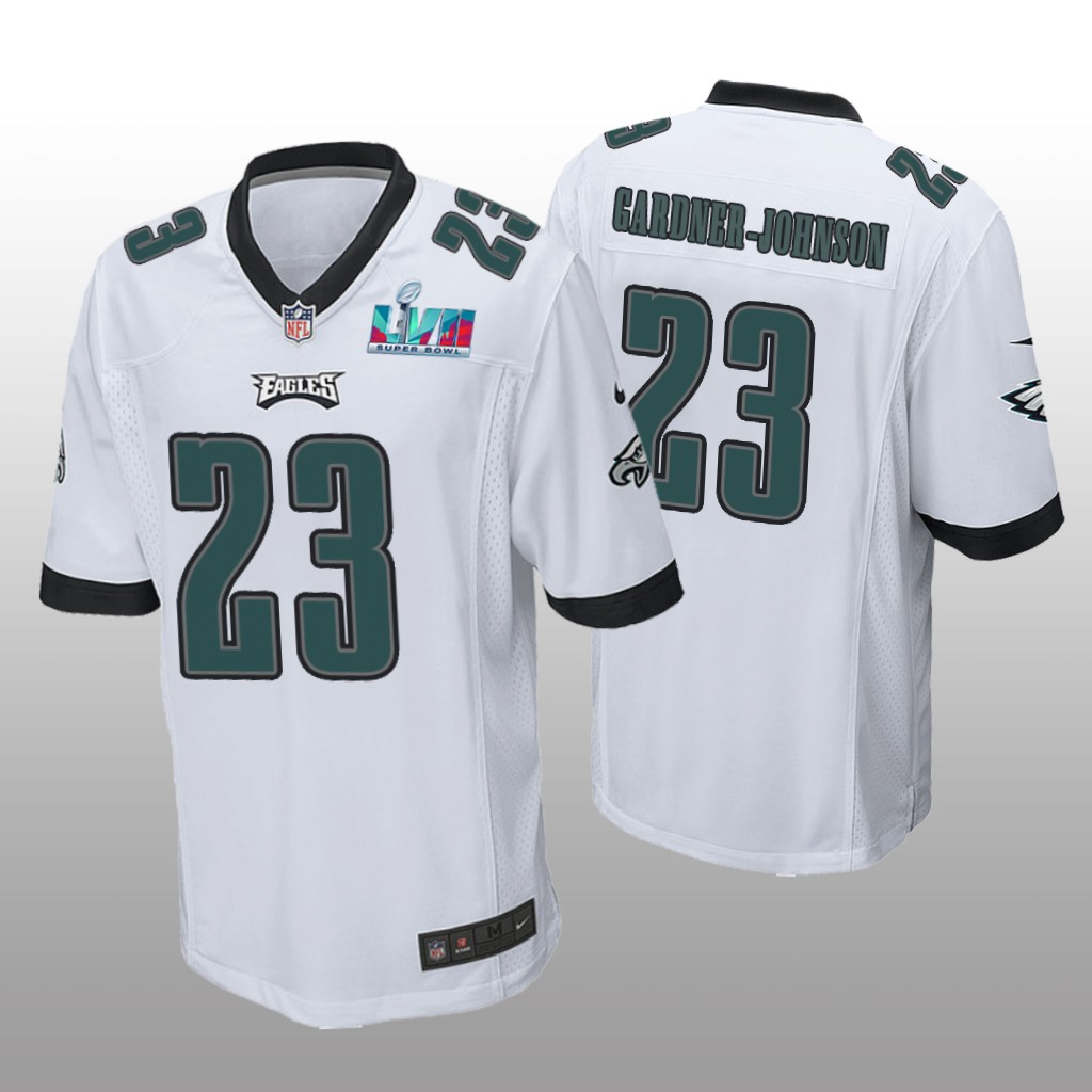 Philadelphia Eagles C.J. Gardner-Johnson White Game Jersey Super Bowl LVII - Men's