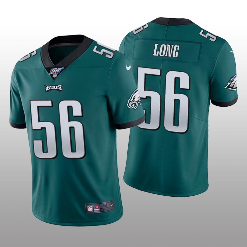 Philadelphia Eagles Chris Long Midnight Green Vapor Limited Jersey 100th Season - Men's