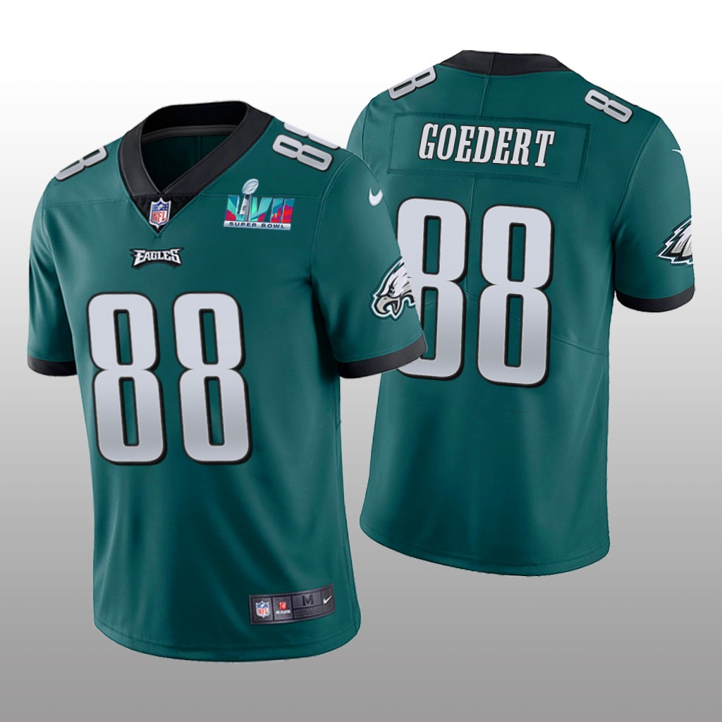Philadelphia Eagles Dallas Goedert Green Vapor Limited Jersey Super Bowl LVII - Men's