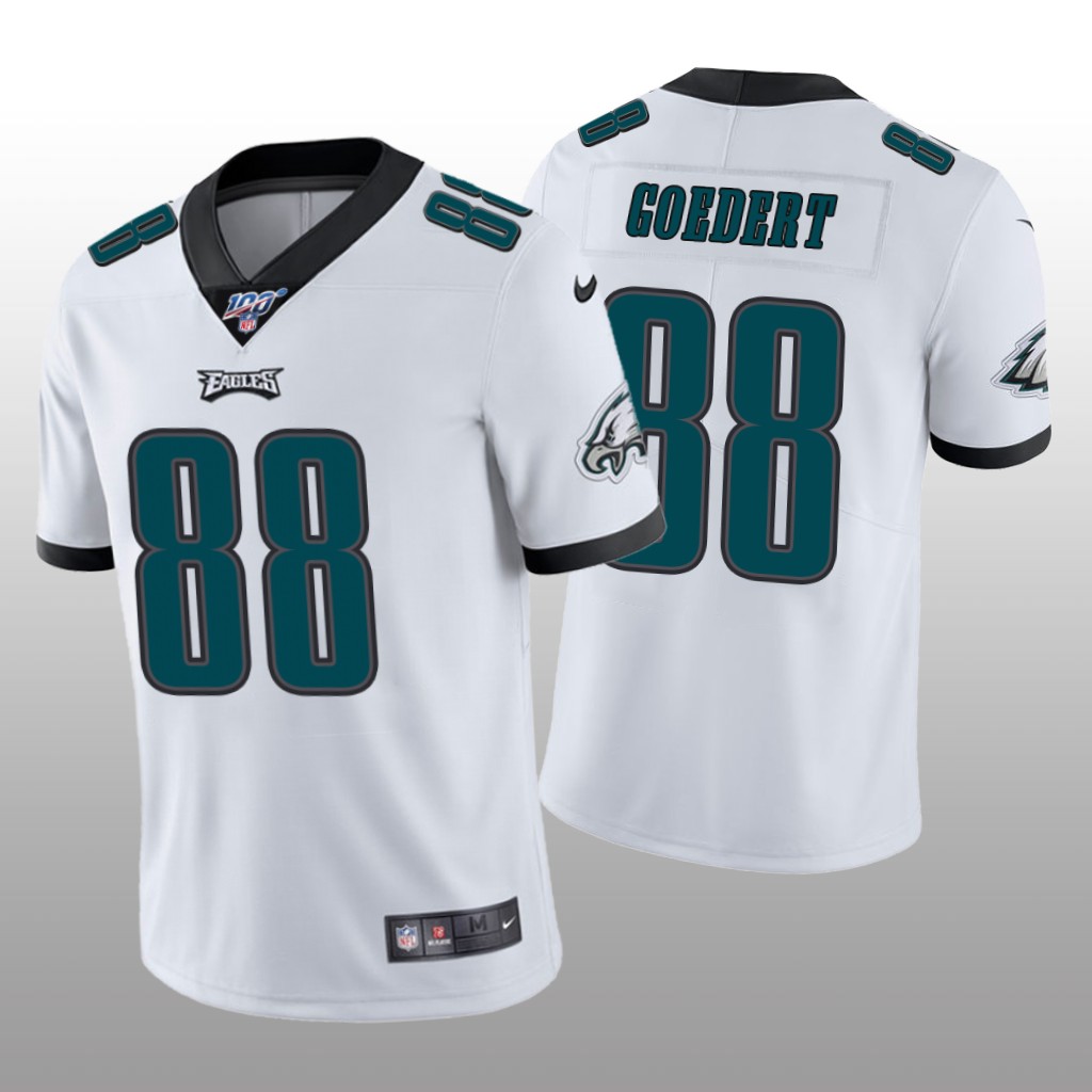 Philadelphia Eagles Dallas Goedert White Vapor Limited Jersey 100th Season - Men's