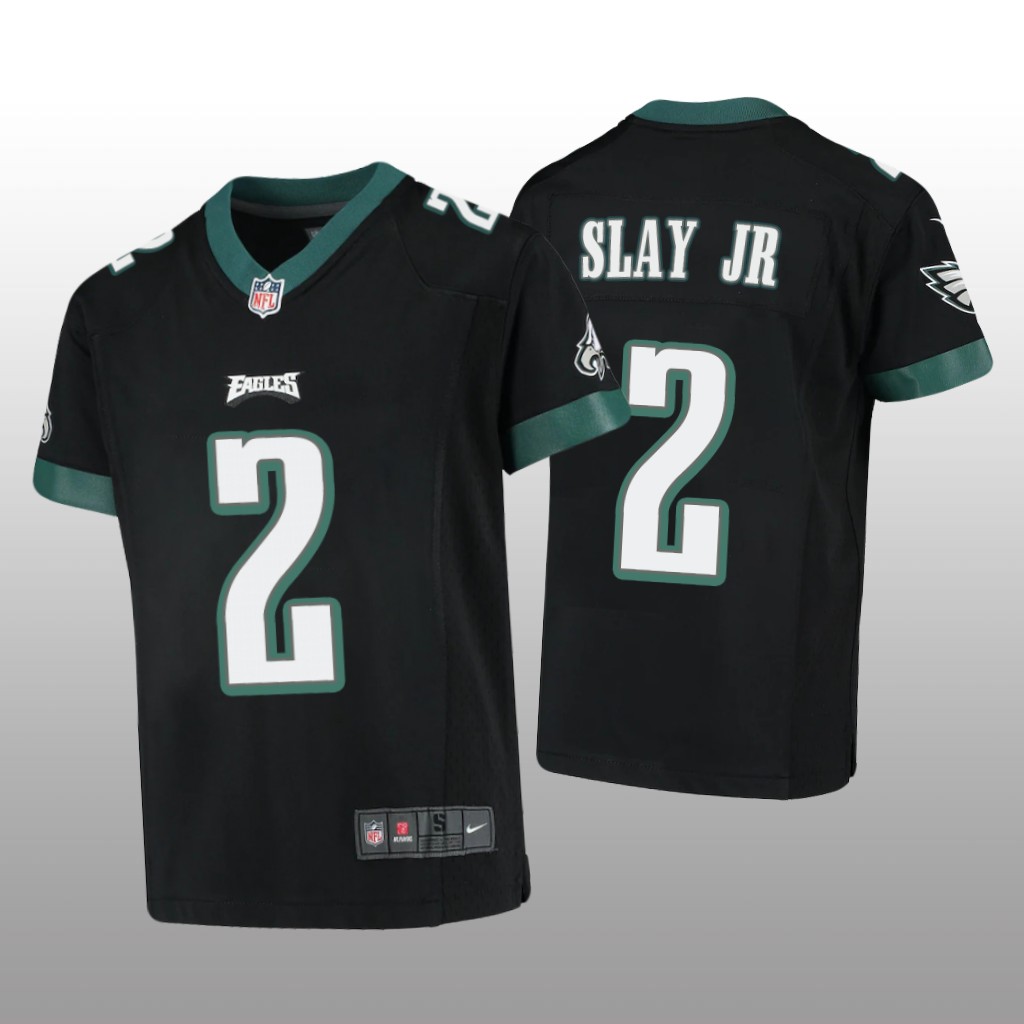 Philadelphia Eagles Darius Slay Jr Black Jersey Game - Youth