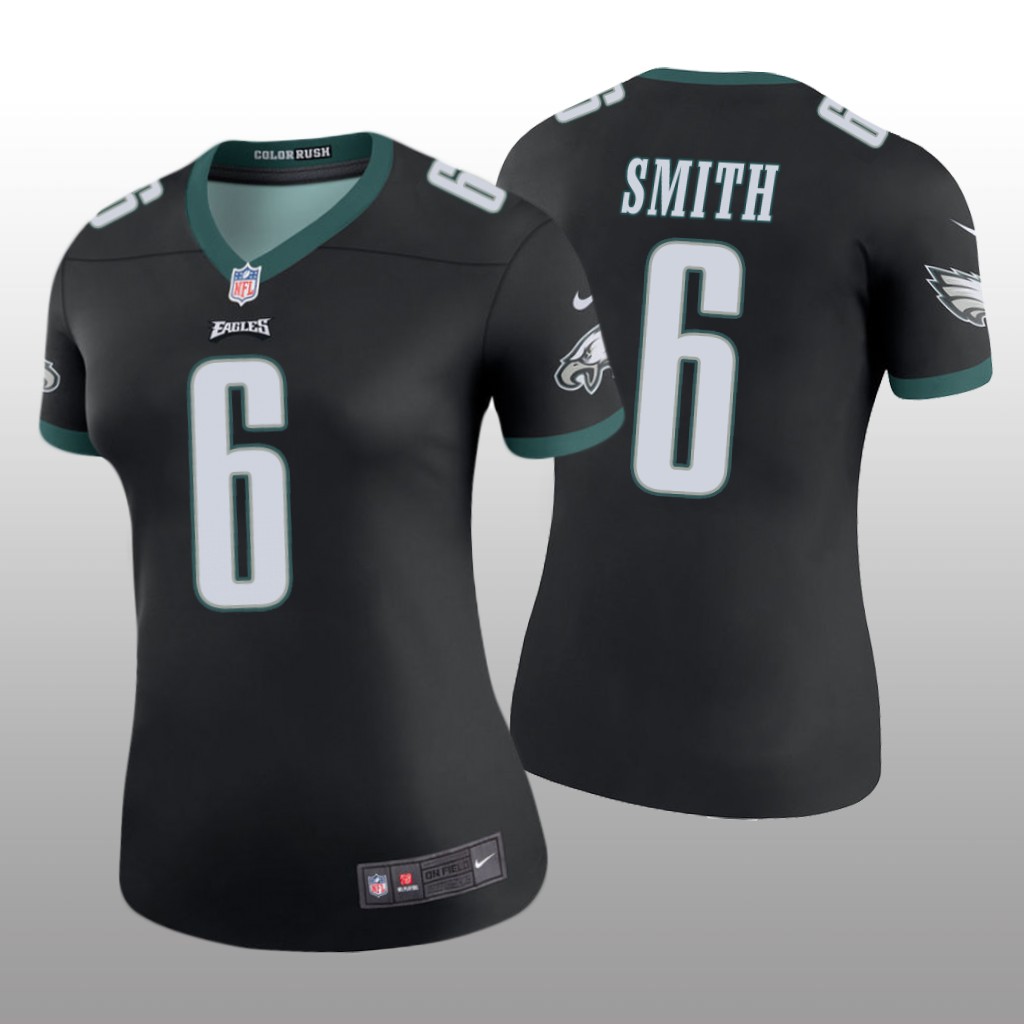 Philadelphia Eagles DeVonta Smith Black Jersey Color Rush Legend - Women's
