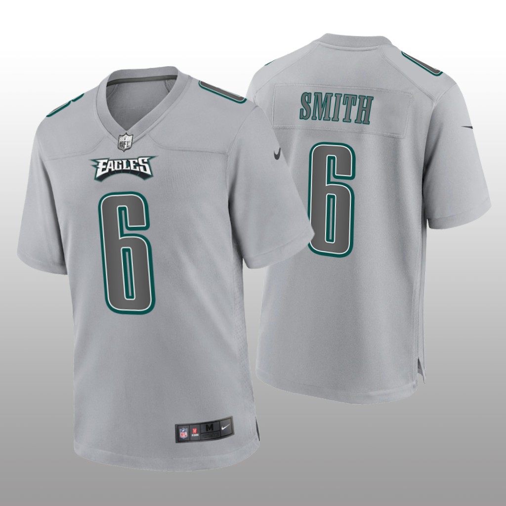 Philadelphia Eagles DeVonta Smith Gray Jersey Atmosphere Fashion Game - Men's