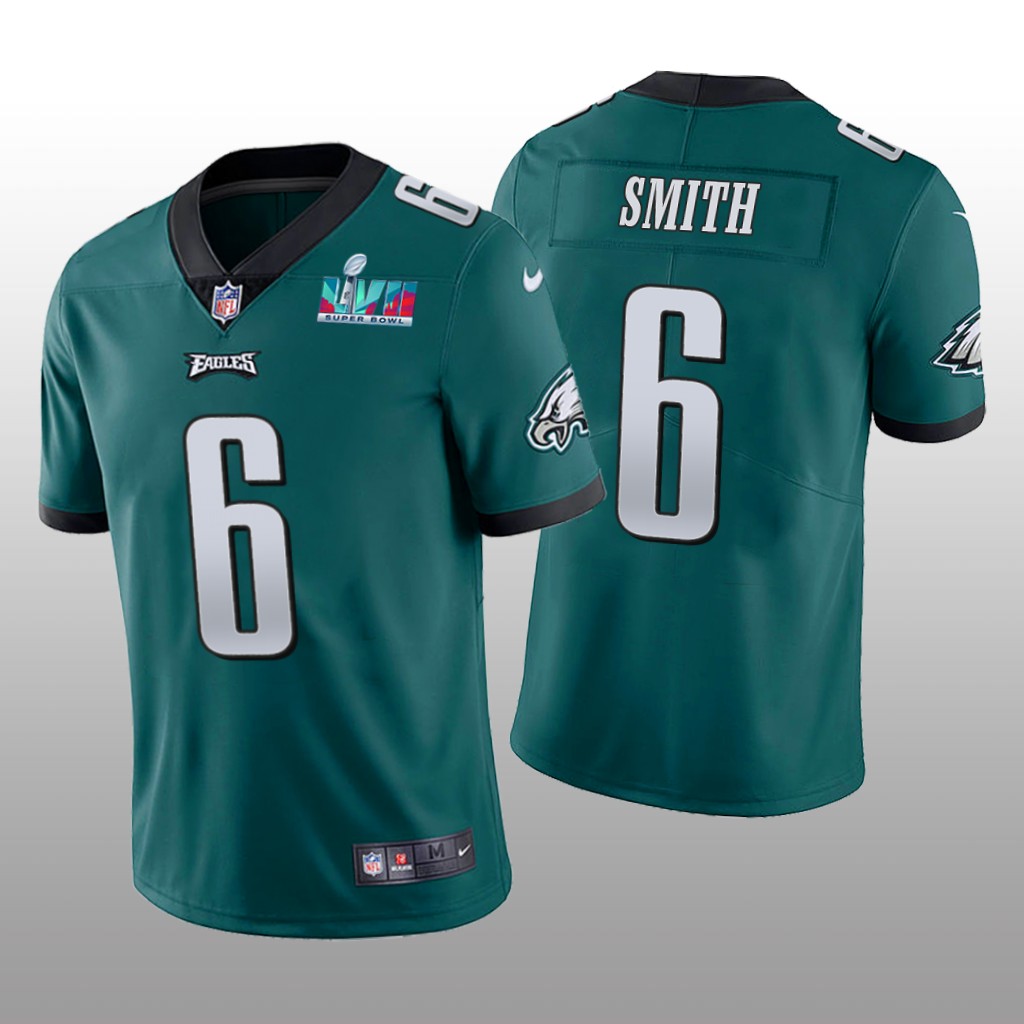 Philadelphia Eagles DeVonta Smith Green Vapor Limited Jersey Super Bowl LVII - Men's
