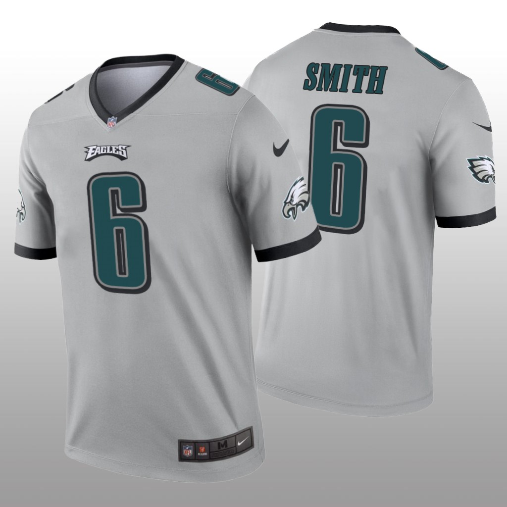 philadelphia Eagles DeVonta Smith Silver Jersey Inverted Legend - Men's