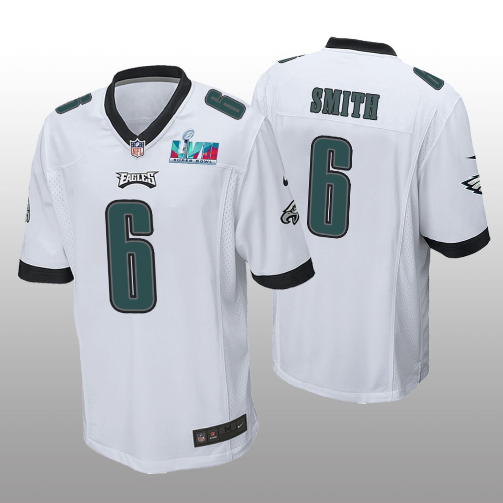 Philadelphia Eagles DeVonta Smith White Game Jersey Super Bowl LVII - Men's
