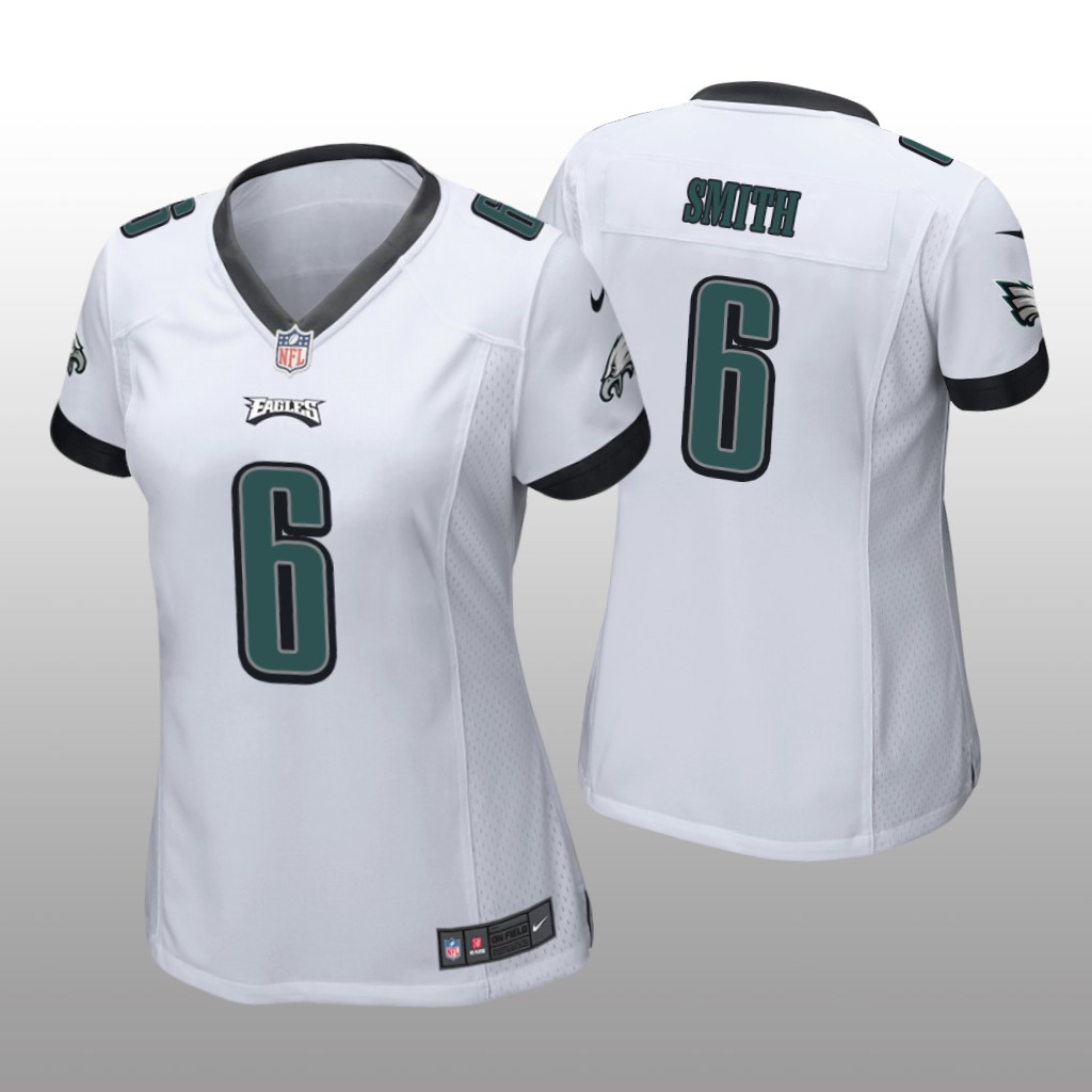 Philadelphia Eagles DeVonta Smith White Jersey Game - Women's