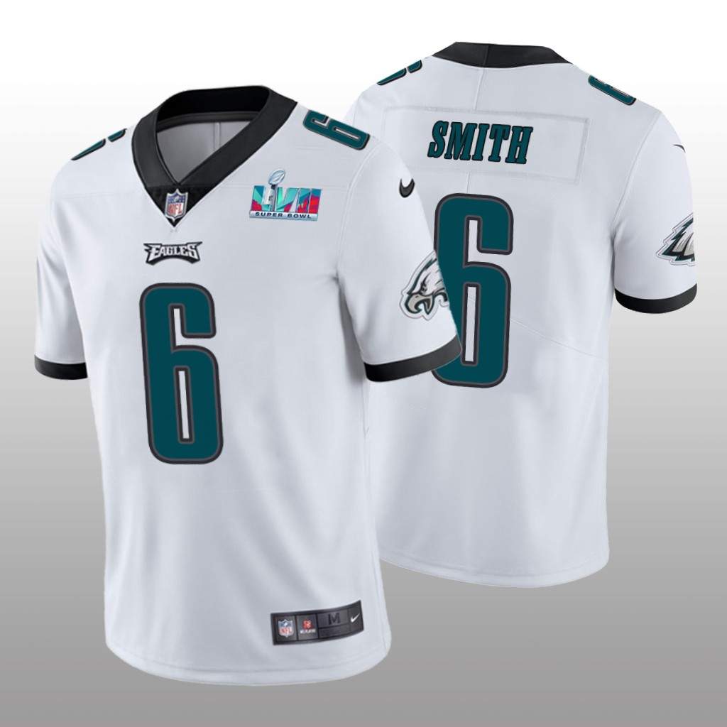 Philadelphia Eagles DeVonta Smith White Vapor Limited Jersey Super Bowl LVII - Men's