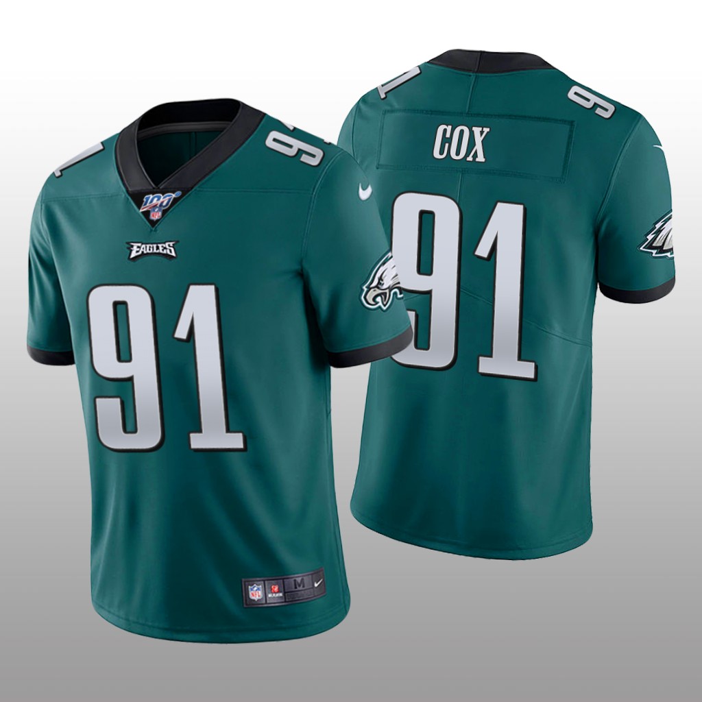 Philadelphia Eagles Fletcher Cox Midnight Green Vapor Limited Jersey 100th Season - Men's