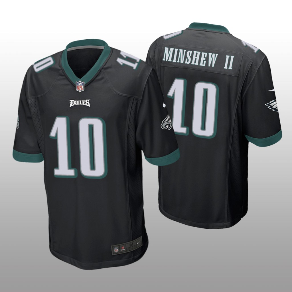 Philadelphia Eagles Gardner Minshew II Black Jersey Game - Men's
