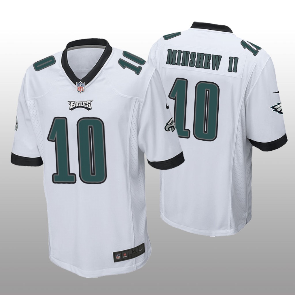 Philadelphia Eagles Gardner Minshew II White Jersey Game - Men's
