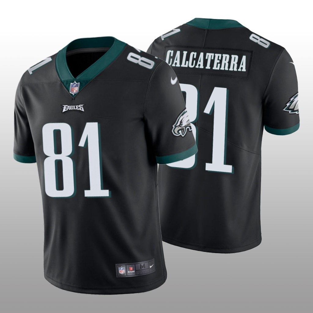 Philadelphia Eagles Grant Calcaterra Black Jersey Vapor Limited - Men's