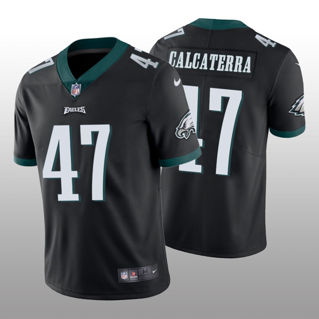 Philadelphia Eagles Grant Calcaterra Black Jersey Vapor Limited Vapor Limited - Men's