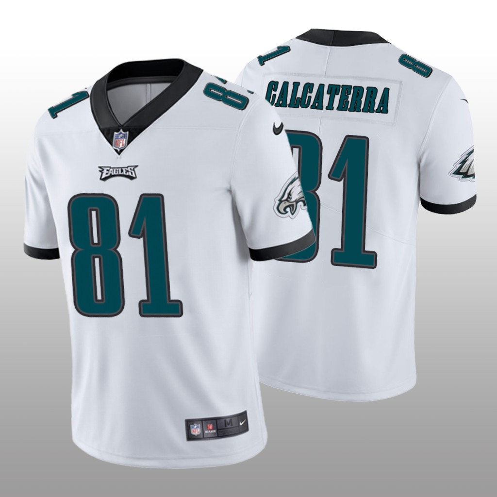 Philadelphia Eagles Grant Calcaterra White Jersey Vapor Limited - Men's