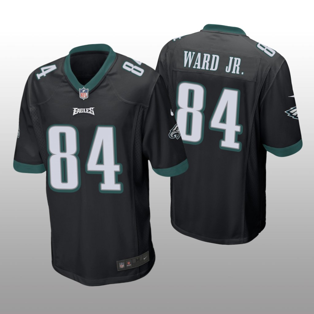 Philadelphia Eagles Greg Ward Jr. Black Jersey Game - Men's