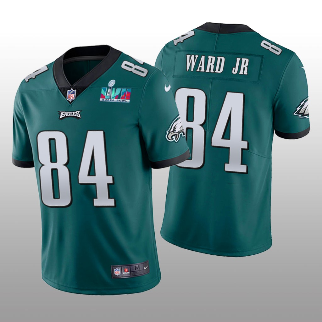 Philadelphia Eagles Greg Ward Jr. Green Vapor Limited Jersey Super Bowl LVII - Men's