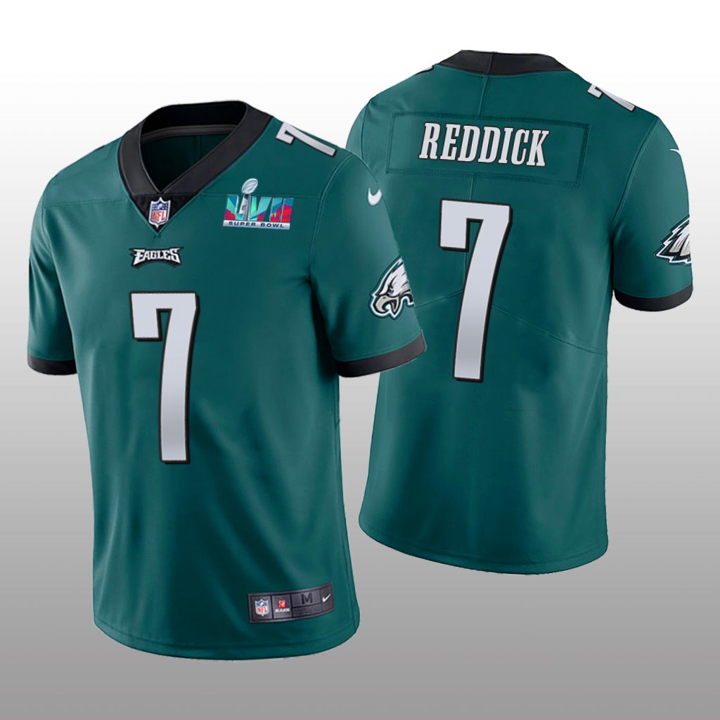 Philadelphia Eagles Haason Reddick Green Vapor Limited Jersey Super Bowl LVII - Men's