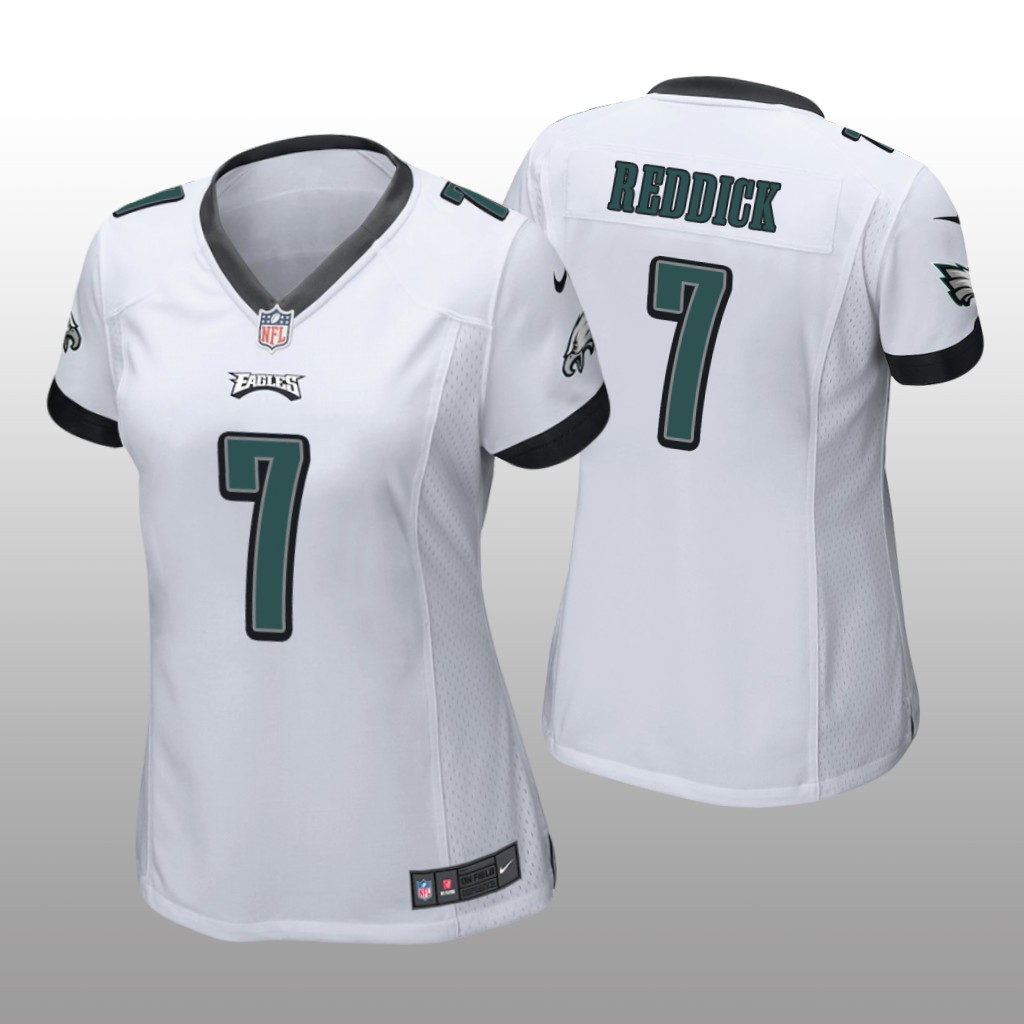 Philadelphia Eagles Haason Reddick White Jersey Game - Women's