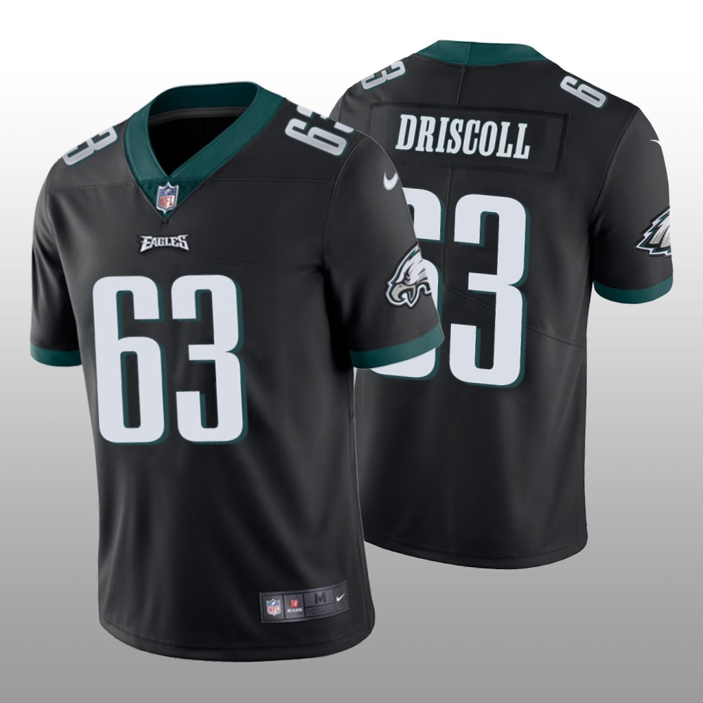 Philadelphia Eagles Jack Driscoll Black Jersey Vapor Limited - Men's