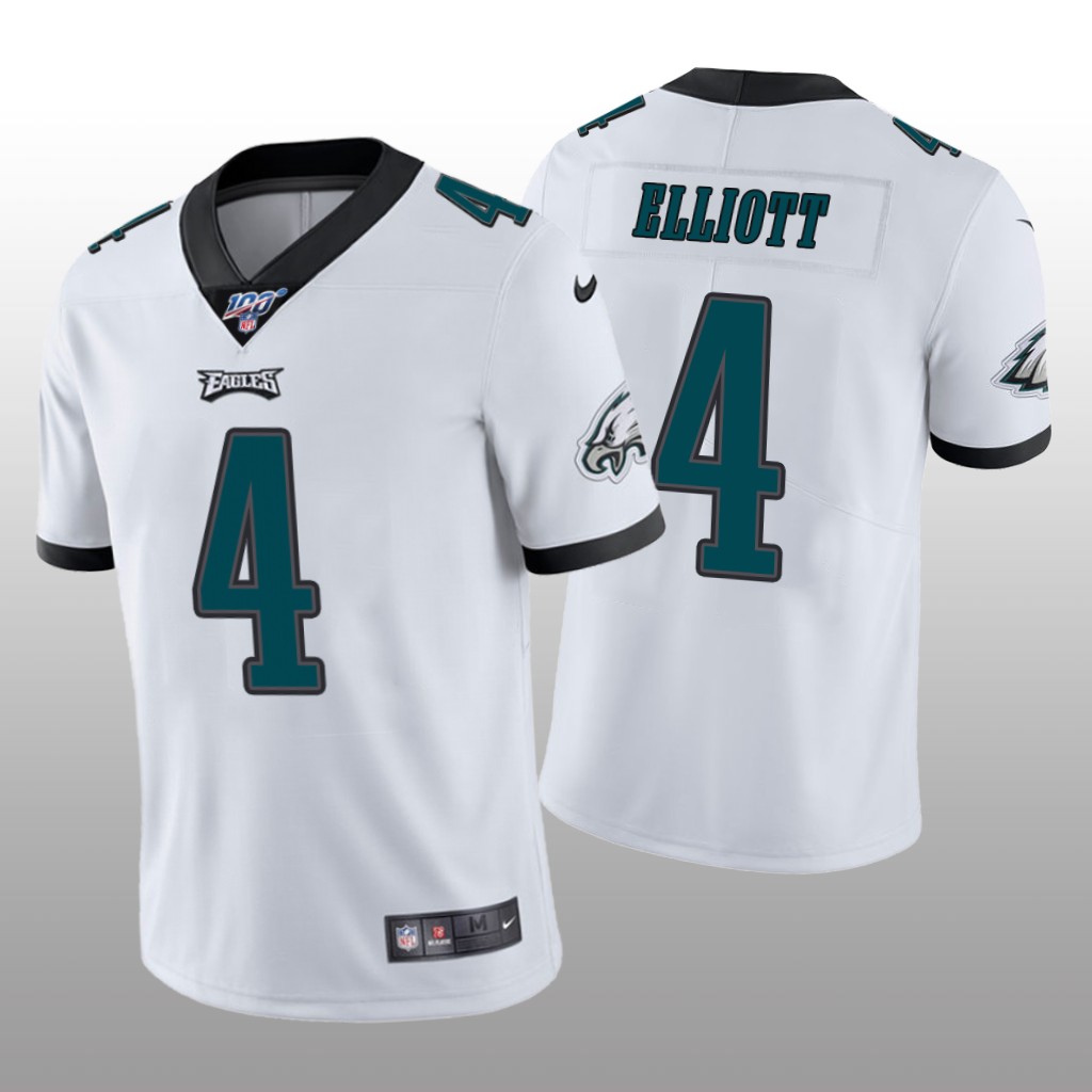 Philadelphia Eagles Jake Elliott White Vapor Limited Jersey 100th Season - Men's