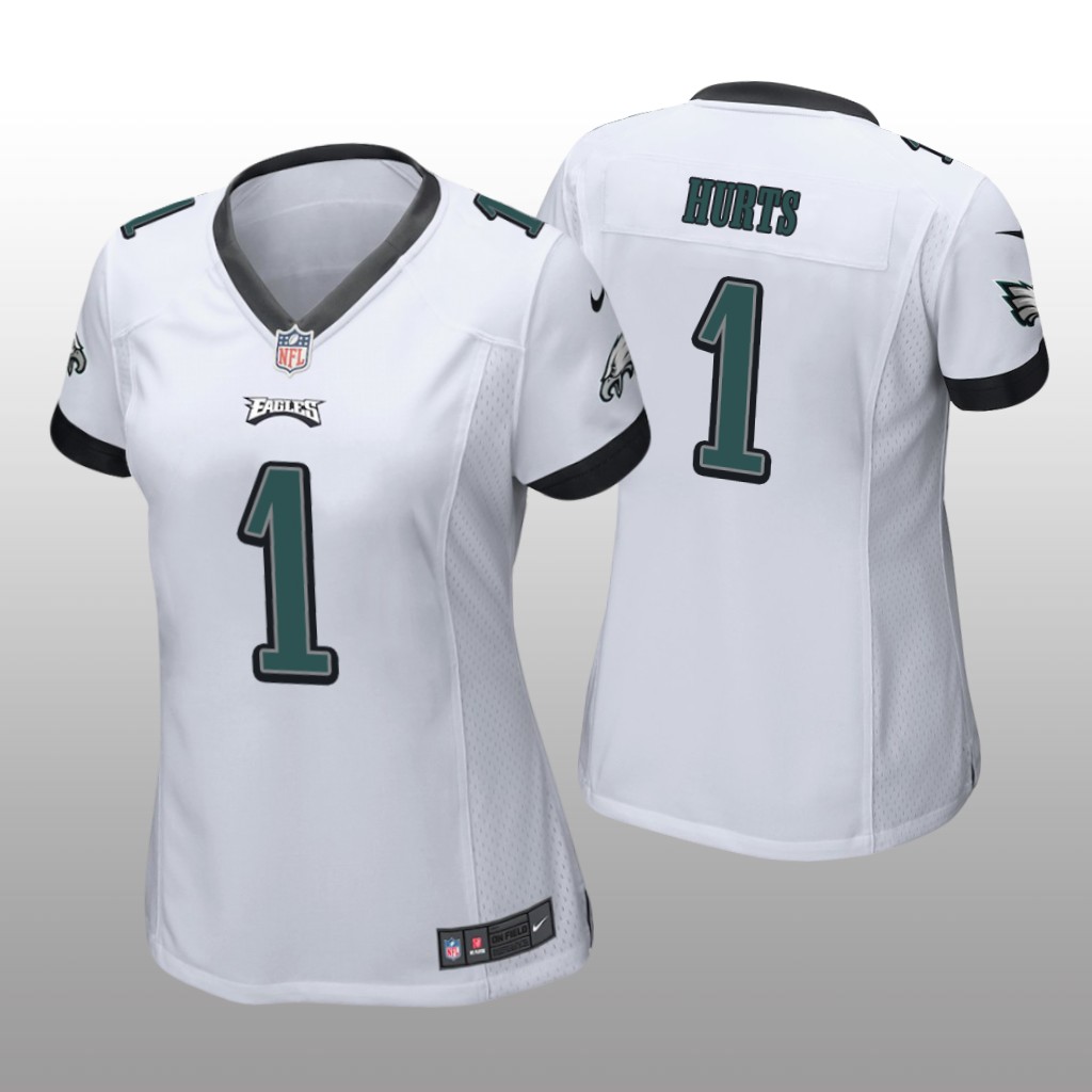 Philadelphia Eagles Jalen Hurts White Jersey Game - Women's