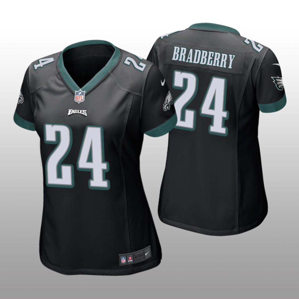 Philadelphia Eagles James Bradberry Black Jersey Game - Women's