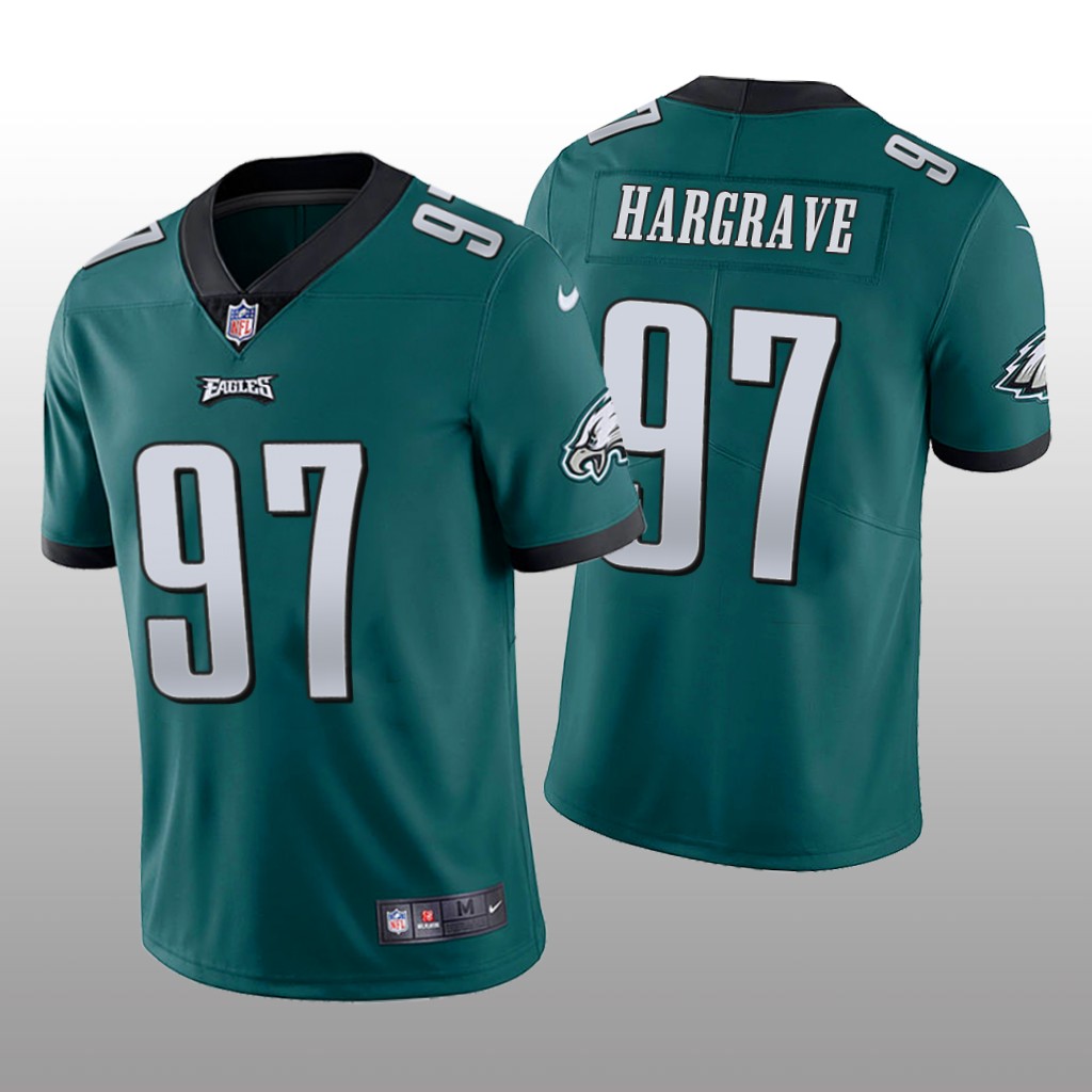 Philadelphia Eagles Javon Hargrave Green Jersey Vapor Limited - Men's