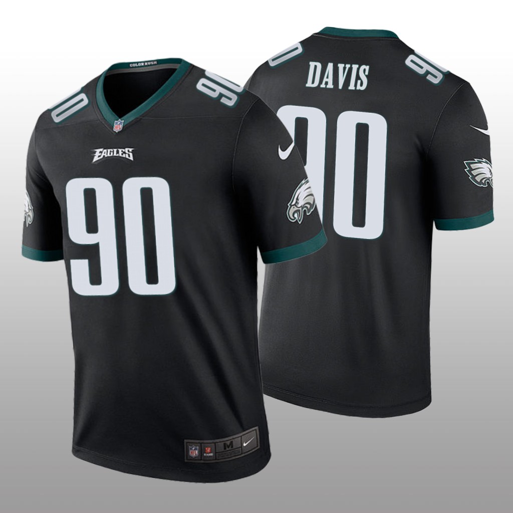 Philadelphia Eagles Jordan Davis Black Jersey Legend - Men's