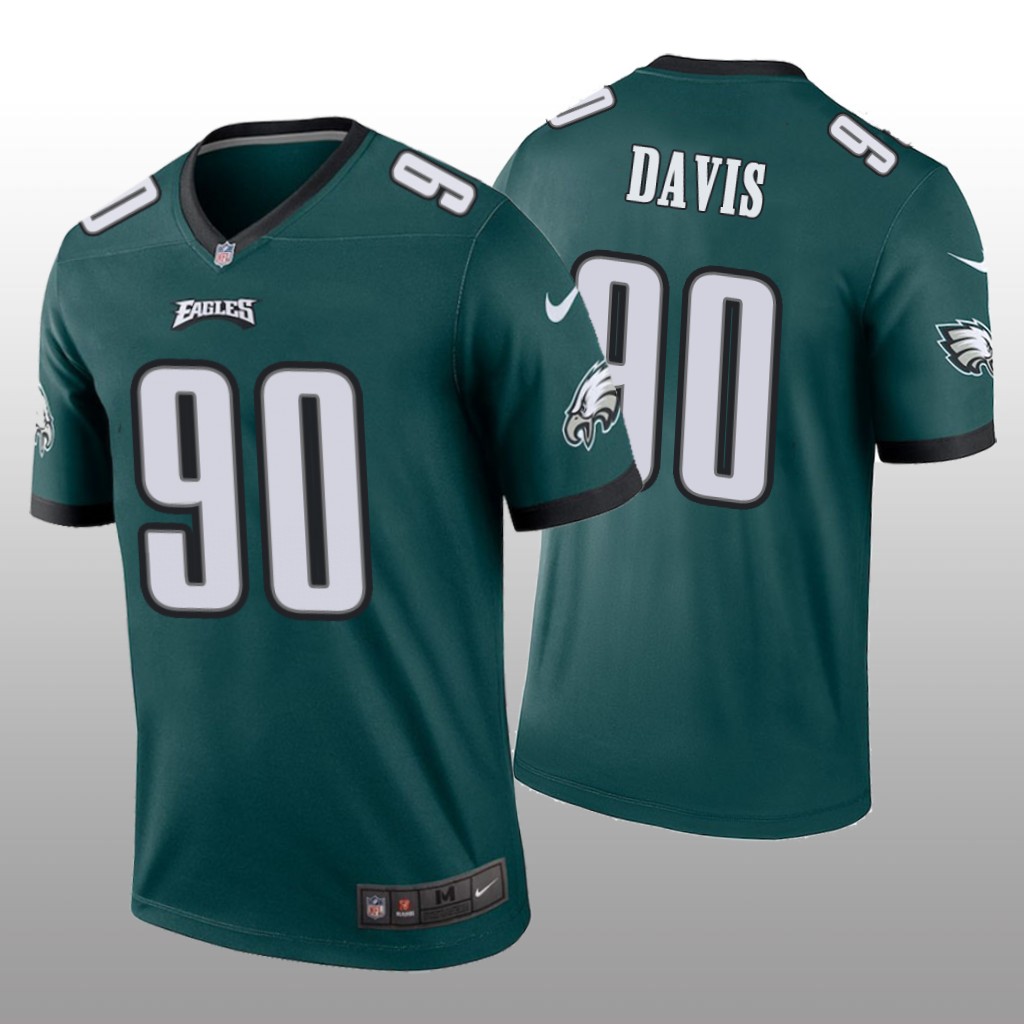 Philadelphia Eagles Jordan Davis Green Jersey Legend - Men's