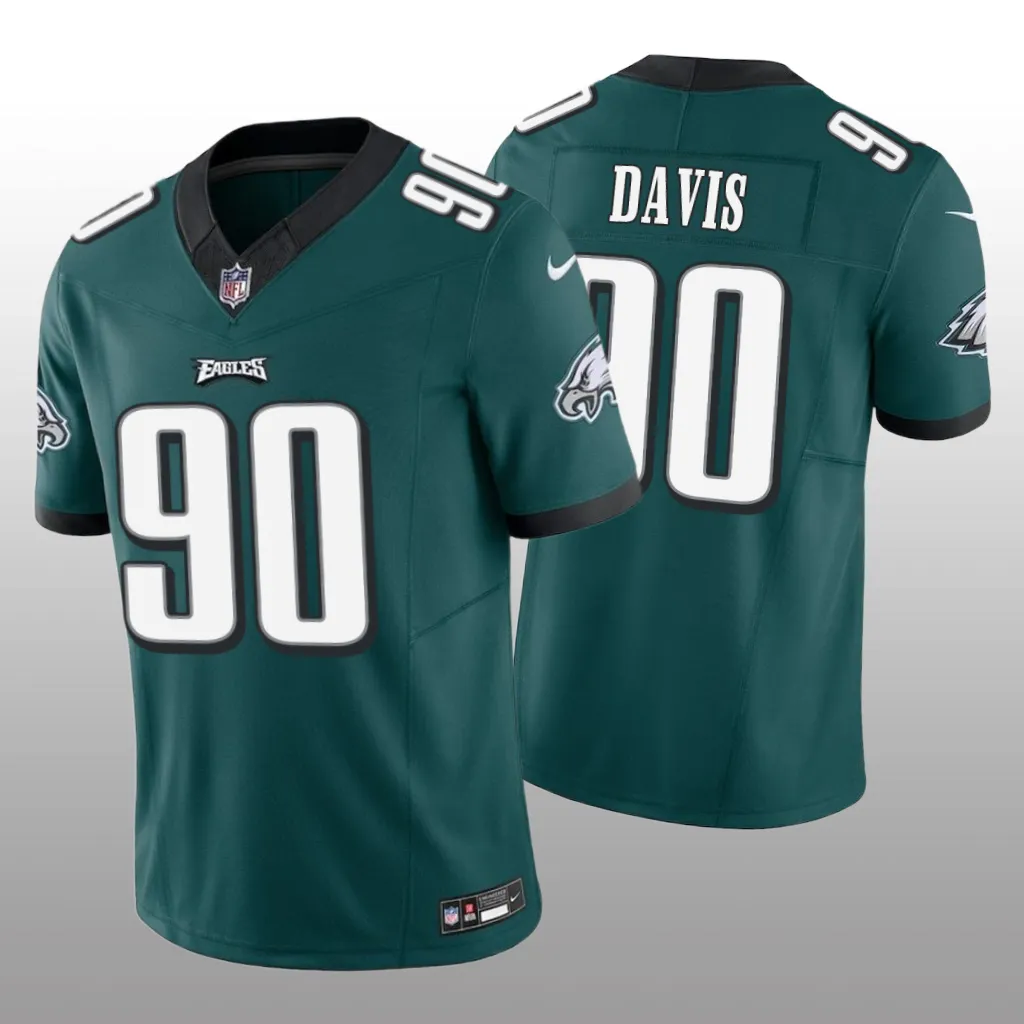 Philadelphia Eagles Jordan Davis Midnight Green Jersey Vapor F.U.S.E. Limited - Men's