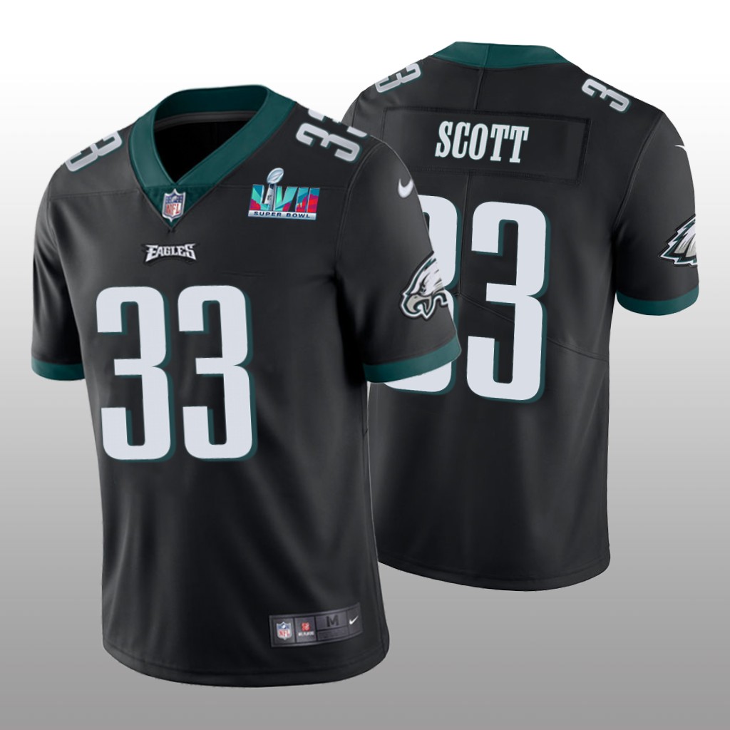 Philadelphia Eagles Josiah Scott Black Vapor Limited Jersey Super Bowl LVII - Men's