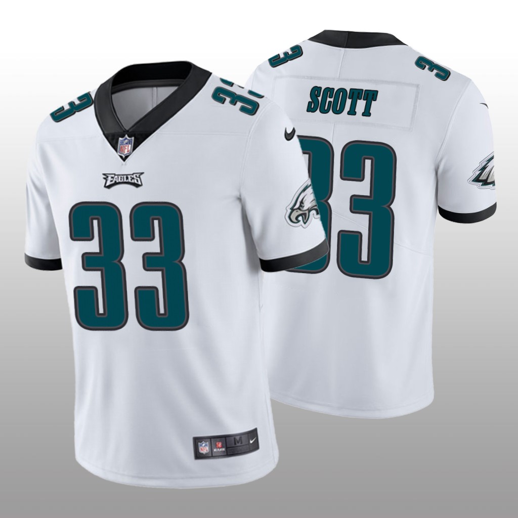 Philadelphia Eagles Josiah Scott White Jersey Vapor Limited - Men's