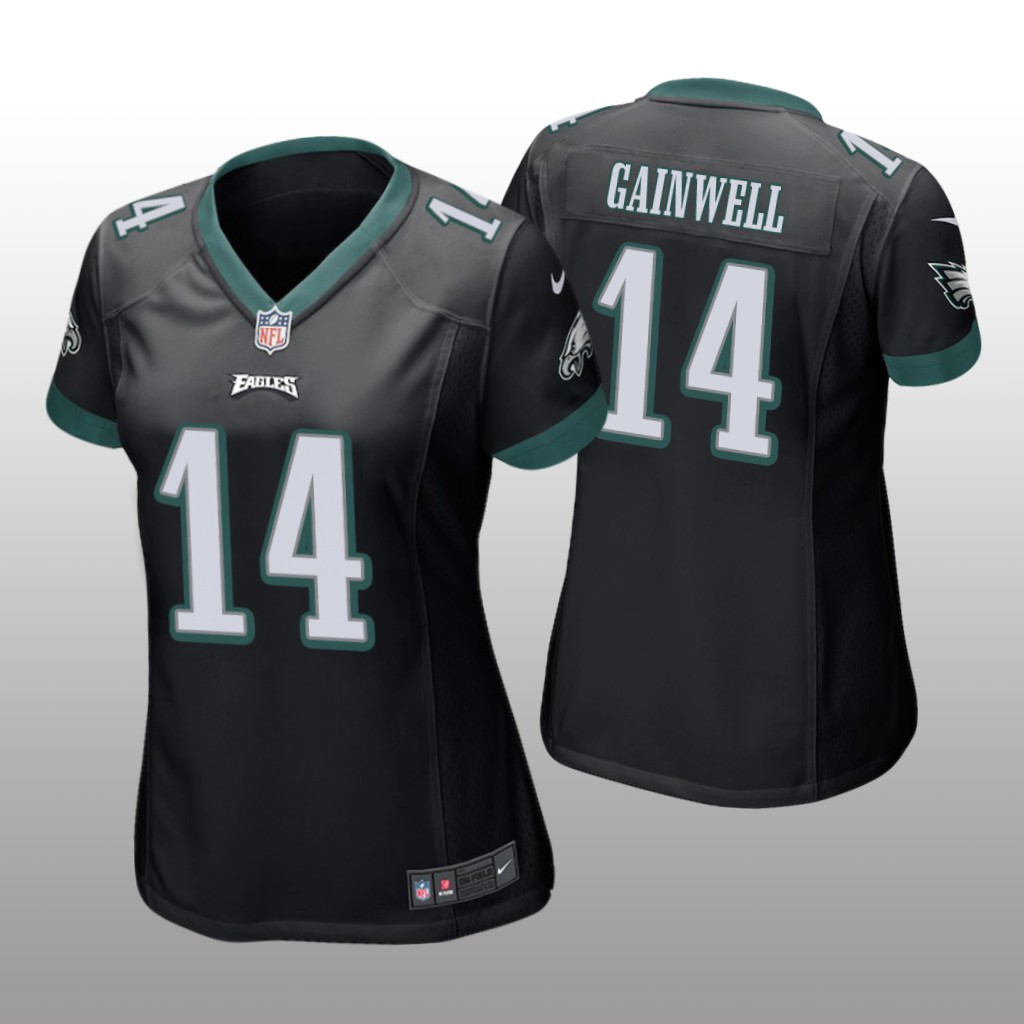 Philadelphia Eagles Kenneth Gainwell Black Jersey Game - Women's