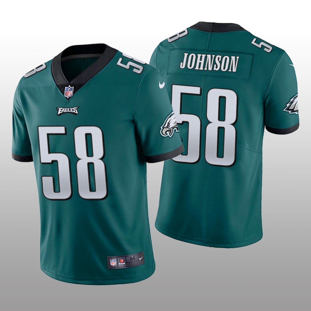 Philadelphia Eagles Kyron Johnson Green Jersey Vapor Limited Vapor Limited - Men's