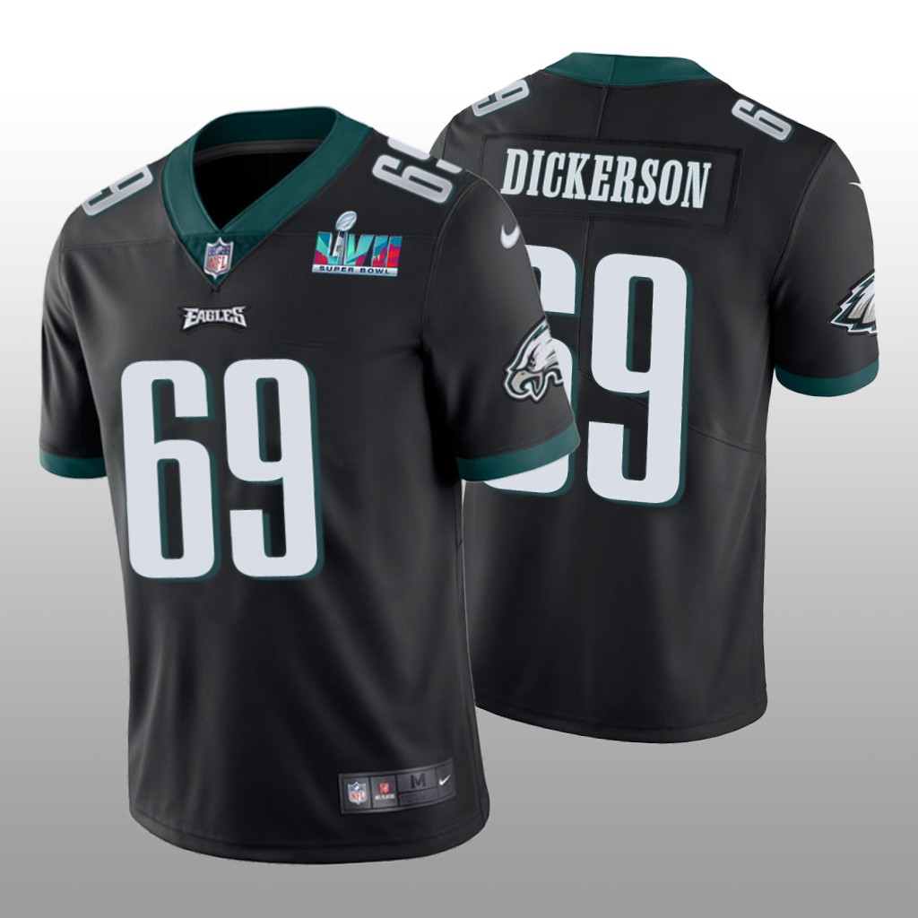 Philadelphia Eagles Landon Dickerson Black Vapor Limited Jersey Super Bowl LVII - Men's