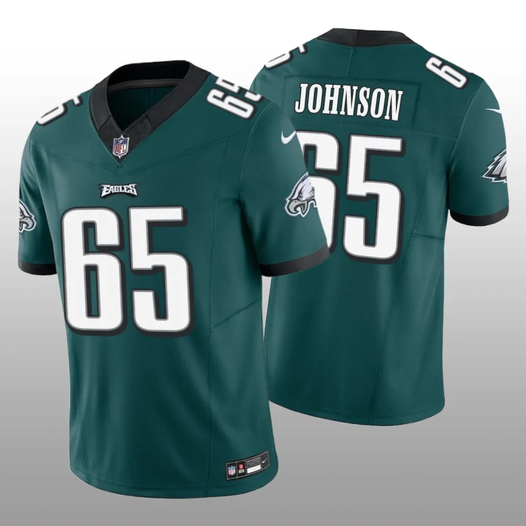 Philadelphia Eagles Lane Johnson Midnight Green Jersey Vapor F.U.S.E. Limited - Men's