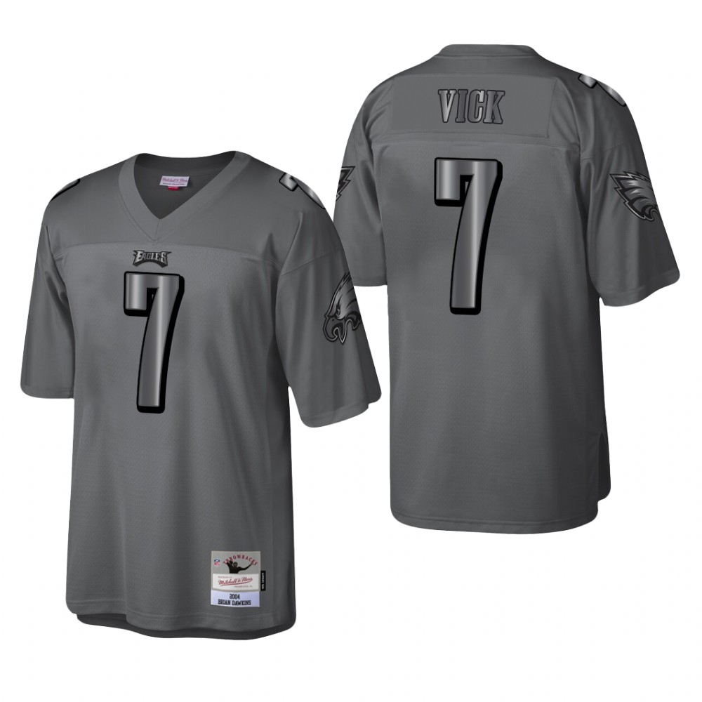 Philadelphia Eagles Michael Vick Charcoal Metal Legacy 2004 Throwback - Men's