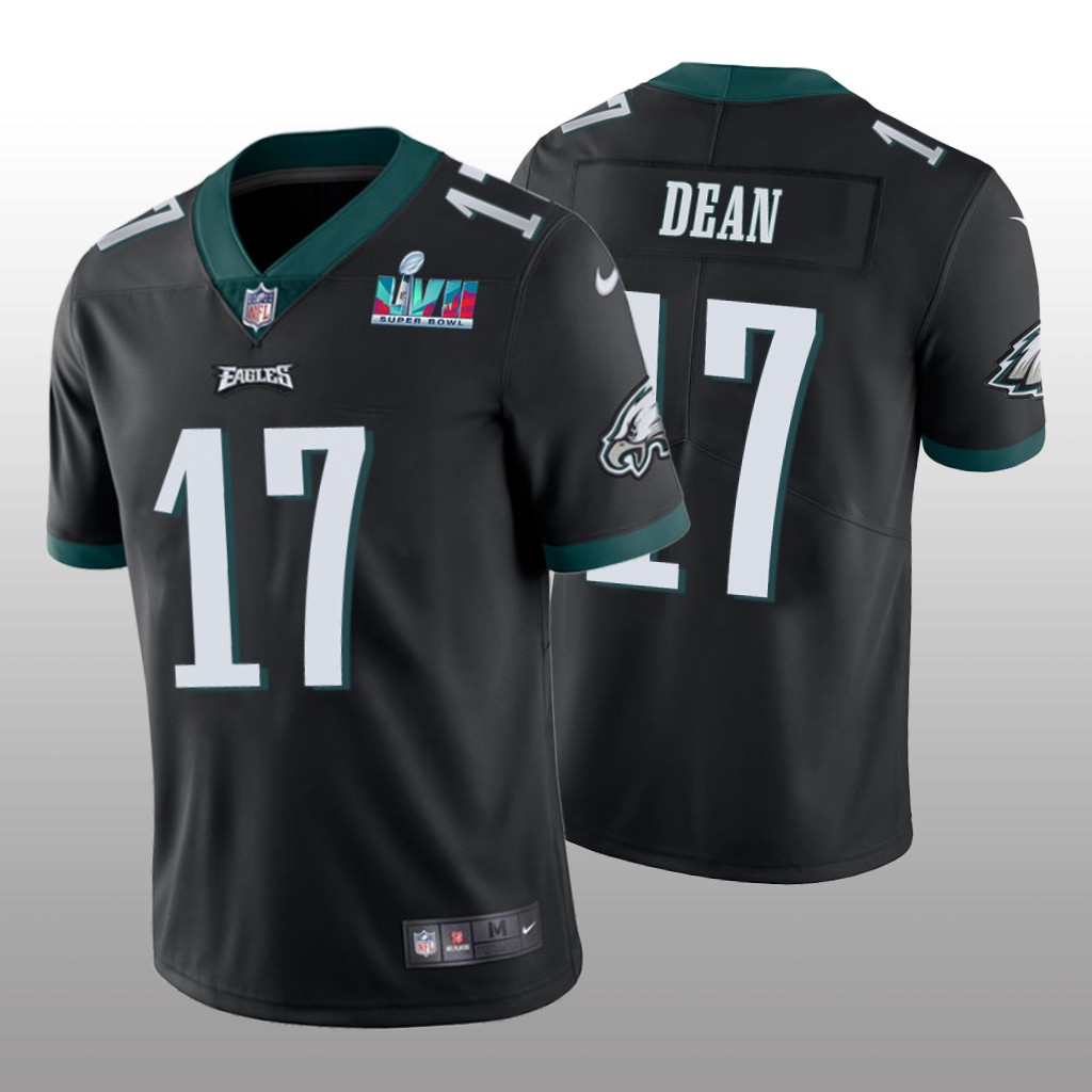 Philadelphia Eagles Nakobe Dean Black Vapor Limited Jersey Super Bowl LVII - Men's